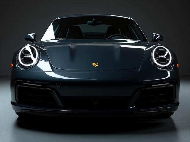 ポルシェ911へのセラミックコーティング施工後の輝き